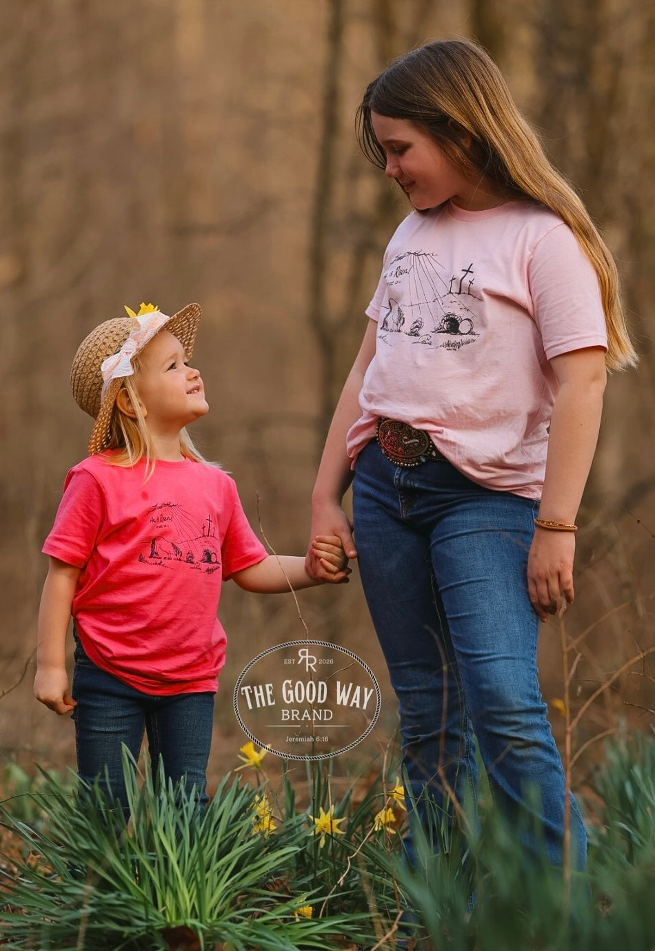 Toddler He Is Risen Tee